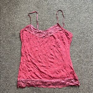Maurices Rose Lace Cami Top